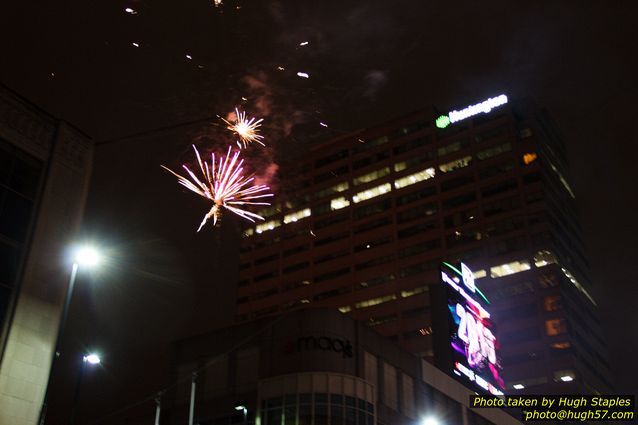 The Bozinis gather for their annual celebration of the New Year in Downtown Cincinnati