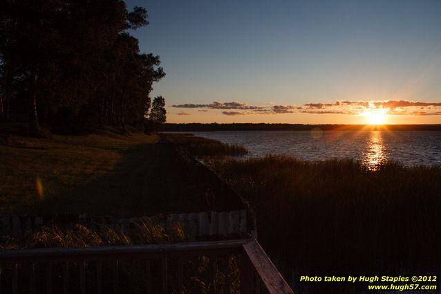 Sunset in Brimley, MI a few days after Summer Solstice 2012