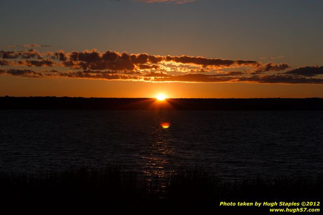 Sunset in Brimley, MI a few days after Summer Solstice 2012