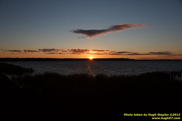 Sunset in Brimley, MI a few days after Summer Solstice 2012