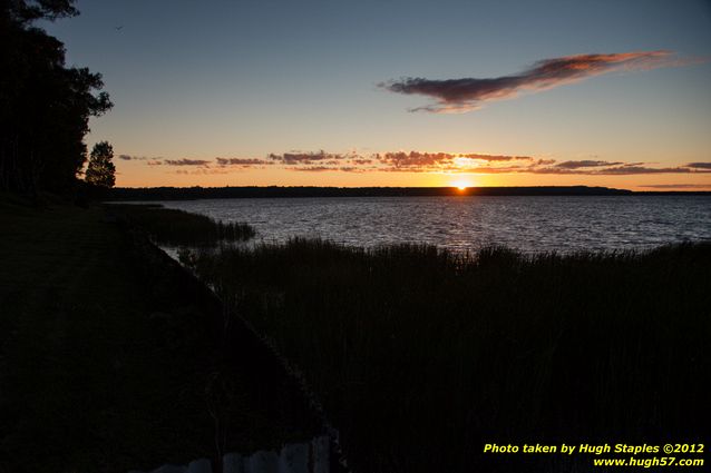 Sunset in Brimley, MI a few days after Summer Solstice 2012