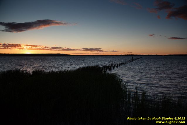 Sunset in Brimley, MI a few days after Summer Solstice 2012