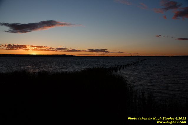 Sunset in Brimley, MI a few days after Summer Solstice 2012