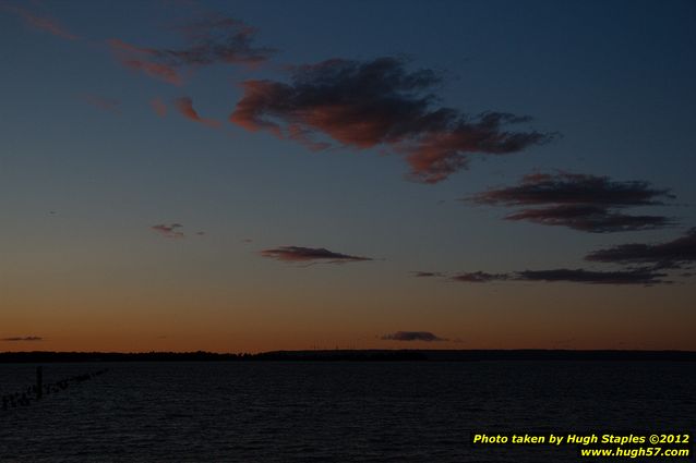 Sunset in Brimley, MI a few days after Summer Solstice 2012