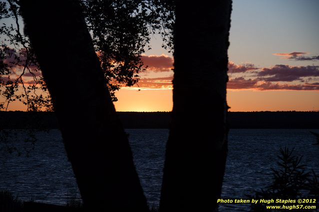 Sunset in Brimley, MI a few days after Summer Solstice 2012