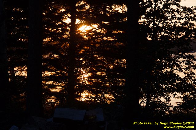 Sunset in Brimley, MI a few days after Summer Solstice 2012