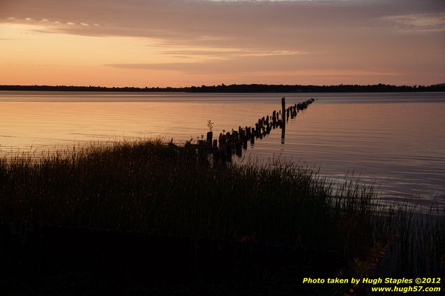 Sunset in Brimley, MI a few days after Summer Solstice 2012