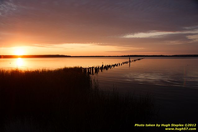 Sunset in Brimley, MI a few days after Summer Solstice 2012