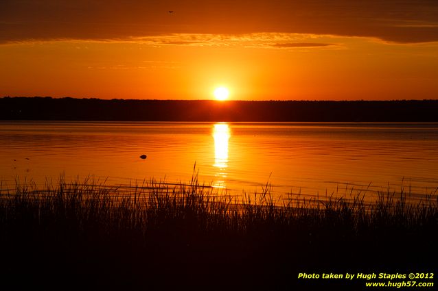 Sunset in Brimley, MI a few days after Summer Solstice 2012