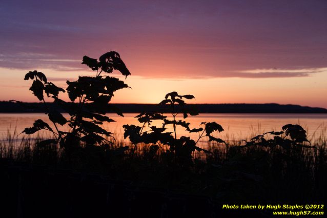 Sunset in Brimley, MI a few days after Summer Solstice 2012