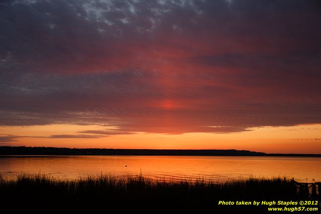 Sunset in Brimley, MI a few days after Summer Solstice 2012