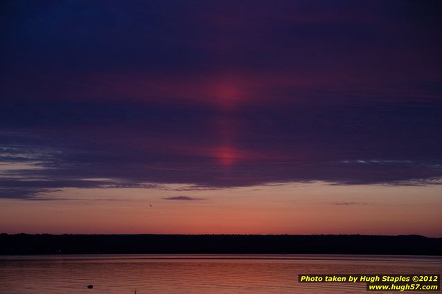 Sunset in Brimley, MI a few days after Summer Solstice 2012