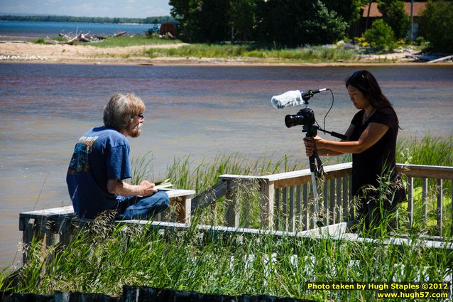 Helen Cho Anthos interviews Taylor Brugman for her documentary on the UP Book Tour