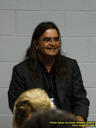 Gordon Henry discusses his work at the Bayliss Library stop on the UP Book Tour.