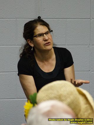 Eileen Pollack discusses her work at the Bayliss Library stop on the UP Book Tour.