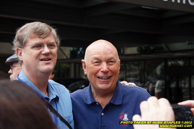 Strolling with the Stars, including Joe and Gay Haldeman, Story Musgrave, and John Scalzi. Here Story Musgrave.