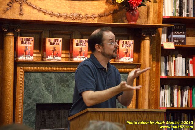 John Scalzi discusses and signs his latest book,  The Human Division