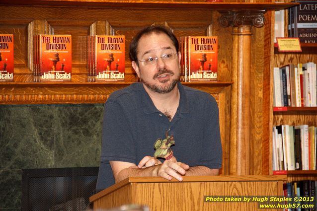 John Scalzi discusses and signs his latest book,  The Human Division