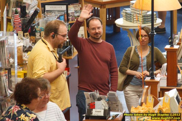 NYTimes Bestselling Author John Scalzi signs his latest book,  Redshirts