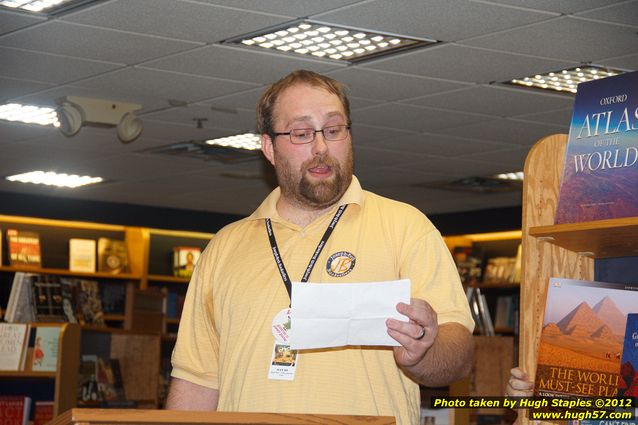 NYTimes Bestselling Author John Scalzi signs his latest book,  Redshirts