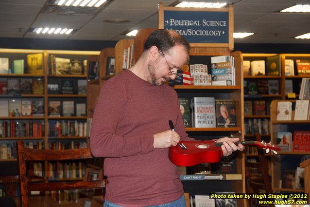 NYTimes Bestselling Author John Scalzi signs his latest book,  Redshirts