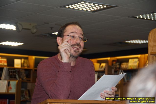 NYTimes Bestselling Author John Scalzi signs his latest book,  Redshirts
