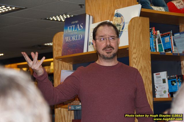 NYTimes Bestselling Author John Scalzi signs his latest book,  Redshirts