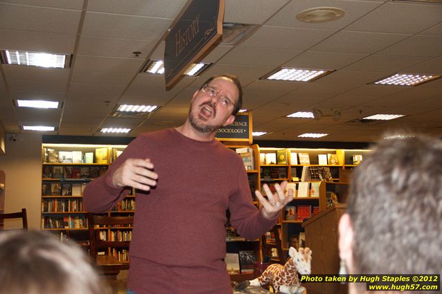 NYTimes Bestselling Author John Scalzi signs his latest book,  Redshirts