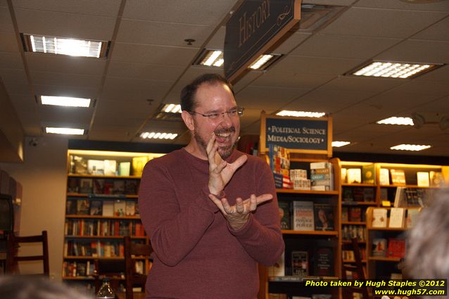 NYTimes Bestselling Author John Scalzi signs his latest book,  Redshirts