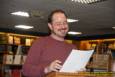 NYTimes Bestselling Author John Scalzi signs his latest book,  Redshirts