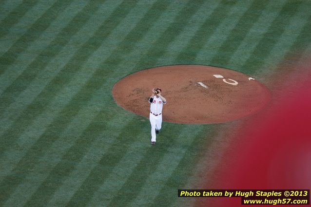 3B Todd Frazier chases down an infield popup