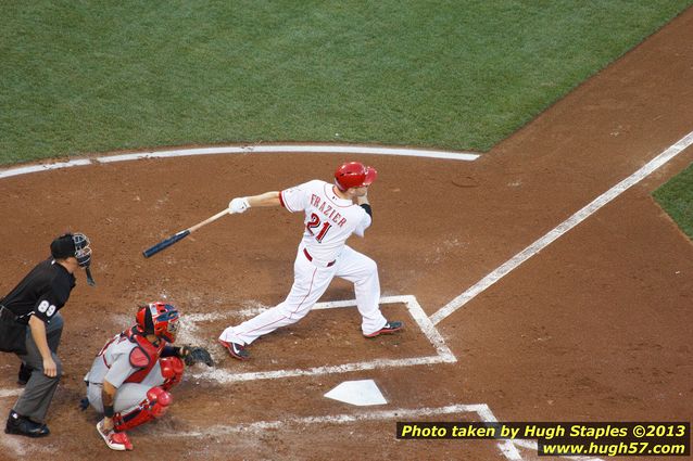 3B Todd Frazier swinging away.