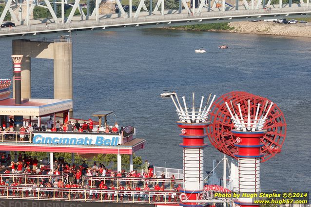 An exciting, come-from-behind victory for the Reds over the division rival Pittsburgh Pirates. Reds win, 6-5. Followed by Rozzi's Fireworks :-)