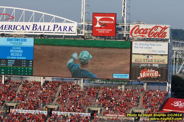 An exciting, come-from-behind victory for the Reds over the division rival Pittsburgh Pirates. Reds win, 6-5. Followed by Rozzi's Fireworks :-)