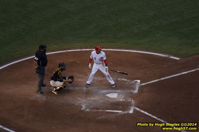 An exciting, come-from-behind victory for the Reds over the division rival Pittsburgh Pirates. Reds win, 6-5. Followed by Rozzi's Fireworks :-)