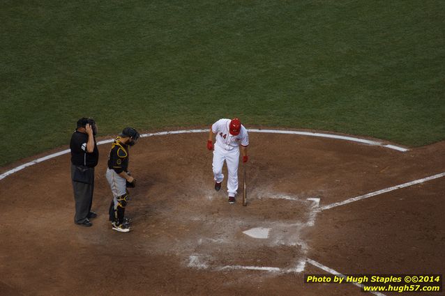 An exciting, come-from-behind victory for the Reds over the division rival Pittsburgh Pirates. Reds win, 6-5. Followed by Rozzi's Fireworks :-)