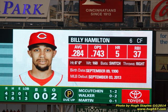 An exciting, come-from-behind victory for the Reds over the division rival Pittsburgh Pirates. Reds win, 6-5. Followed by Rozzi's Fireworks :-)