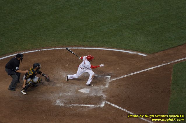 An exciting, come-from-behind victory for the Reds over the division rival Pittsburgh Pirates. Reds win, 6-5. Followed by Rozzi's Fireworks :-)
