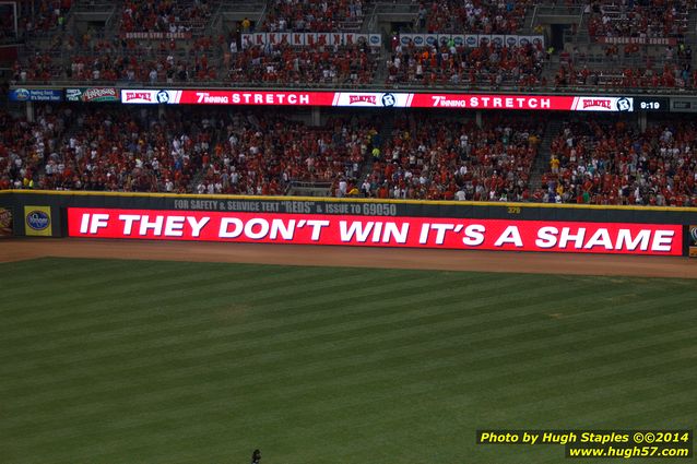 An exciting, come-from-behind victory for the Reds over the division rival Pittsburgh Pirates. Reds win, 6-5. Followed by Rozzi's Fireworks :-)