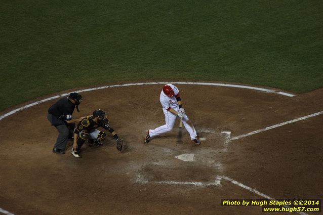 An exciting, come-from-behind victory for the Reds over the division rival Pittsburgh Pirates. Reds win, 6-5. Followed by Rozzi's Fireworks :-)