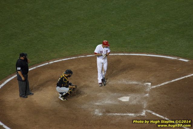 An exciting, come-from-behind victory for the Reds over the division rival Pittsburgh Pirates. Reds win, 6-5. Followed by Rozzi's Fireworks :-)