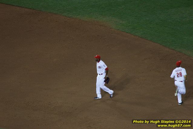 An exciting, come-from-behind victory for the Reds over the division rival Pittsburgh Pirates. Reds win, 6-5. Followed by Rozzi's Fireworks :-)