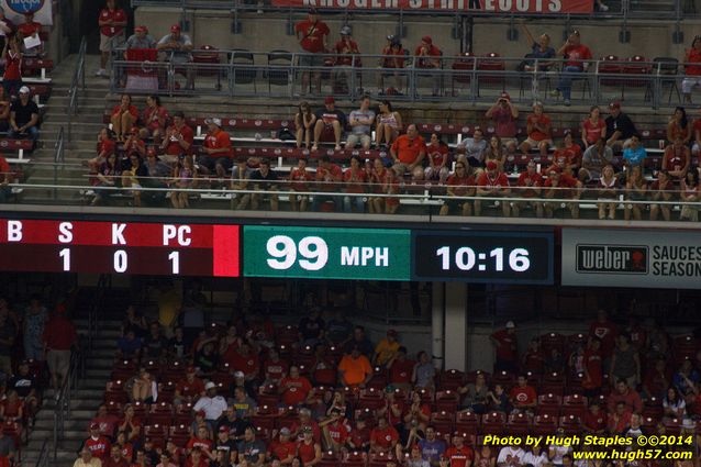 An exciting, come-from-behind victory for the Reds over the division rival Pittsburgh Pirates. Reds win, 6-5. Followed by Rozzi's Fireworks :-)