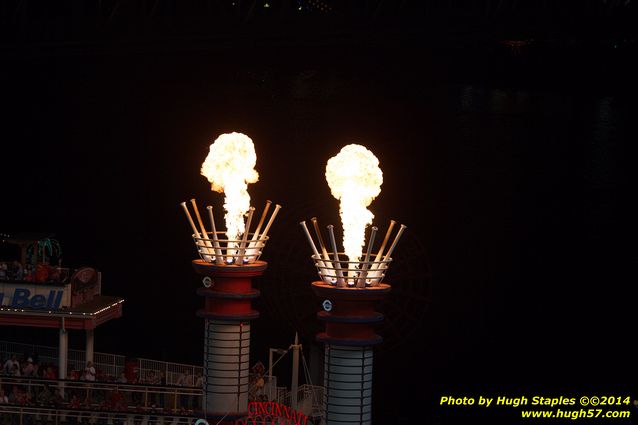 An exciting, come-from-behind victory for the Reds over the division rival Pittsburgh Pirates. Reds win, 6-5. Followed by Rozzi's Fireworks :-)