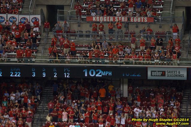 An exciting, come-from-behind victory for the Reds over the division rival Pittsburgh Pirates. Reds win, 6-5. Followed by Rozzi's Fireworks :-)