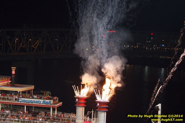 An exciting, come-from-behind victory for the Reds over the division rival Pittsburgh Pirates. Reds win, 6-5. Followed by Rozzi's Fireworks :-)