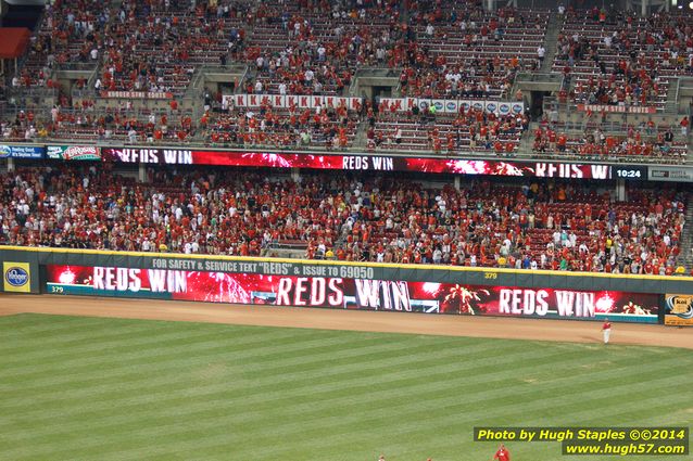 An exciting, come-from-behind victory for the Reds over the division rival Pittsburgh Pirates. Reds win, 6-5. Followed by Rozzi's Fireworks :-)