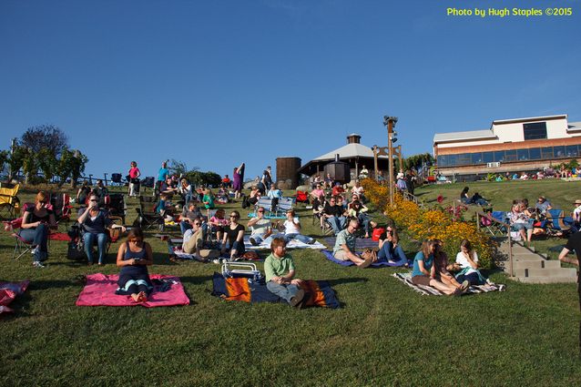 An absolutely perfect night at the vineyard for a production of William Shakespeare's Romeo and Juliet