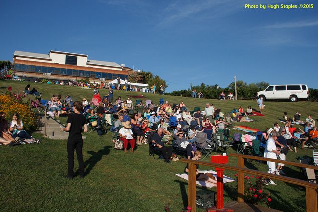 An absolutely perfect night at the vineyard for a production of William Shakespeare's Romeo and Juliet