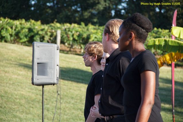 An absolutely perfect night at the vineyard for a production of William Shakespeare's Romeo and Juliet